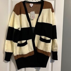 Lularoe Peyton Cardigan, Size Small, NWT